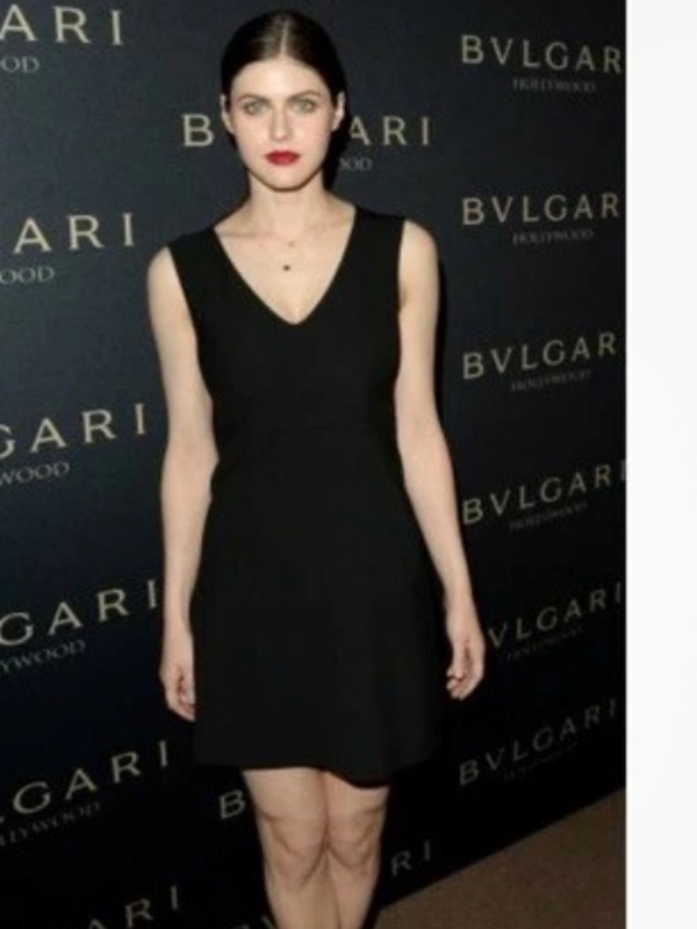 Theory navy blue fitted v neck dress size 6 - Picture 8 of 8